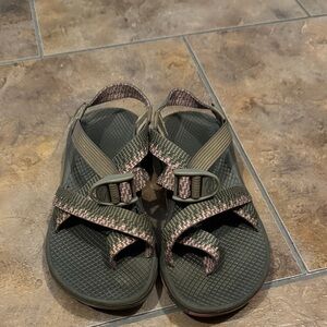 Chaco Camouflage Pink and Green Sandals